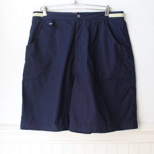 Liz Claiborne LizGolf Vintage Womens Navy Golf Shorts Size 16 Cotton